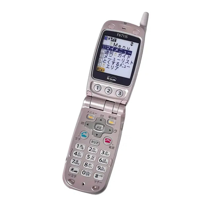 [SOLD OUT] 일본 도코모 로즈골드 목업폰 폴더폰 핑크 핸드폰 docomo y2k 모형