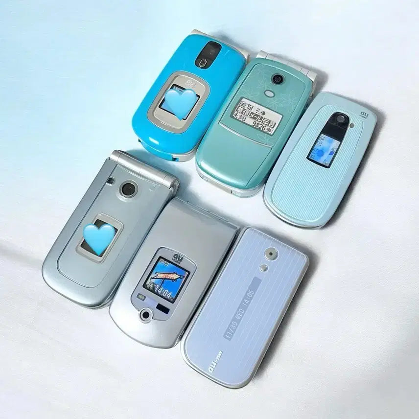 [BUNJANG] Docomo Rose Gold Mockup Flip Phone Y2K Pink / 민트 블루 목업폰 폴더폰 일본 도코모 핸드폰 휴대폰 모형폰 y2k