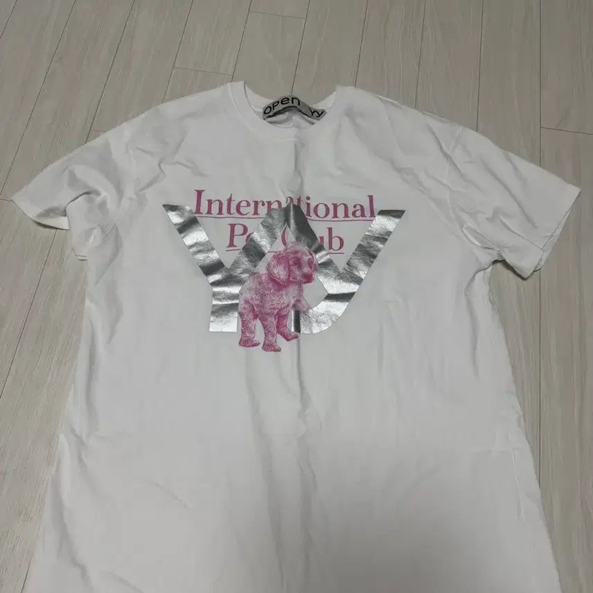 [SOLD OUT] 오픈와이와이 문진주 반팔 티셔츠 화이트