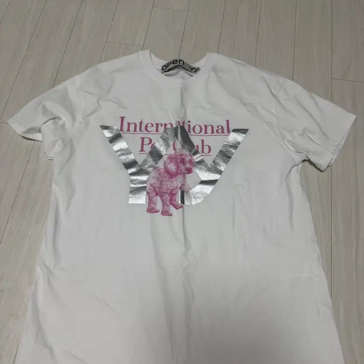 [SOLD OUT] 오픈와이와이 문진주 반팔 티셔츠 화이트