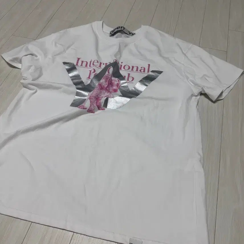 [SOLD OUT] 오픈와이와이 문진주 반팔 티셔츠 화이트