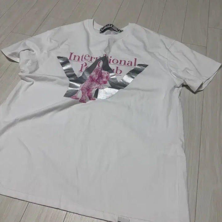 [SOLD OUT] 오픈와이와이 문진주 반팔 티셔츠 화이트