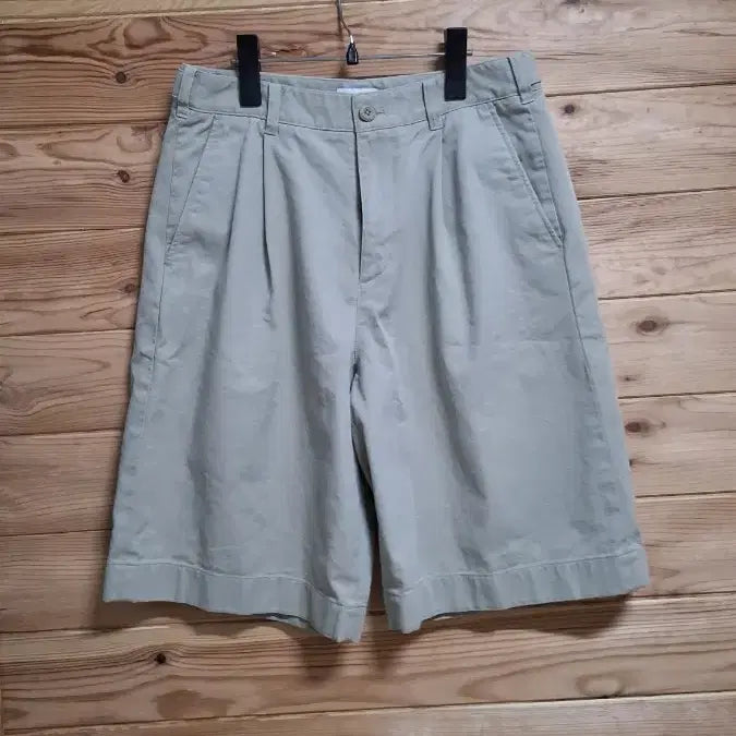 [BUNJANG] Carhartt Pintuck Shorts Beige / 커버낫 핀턱 반바지