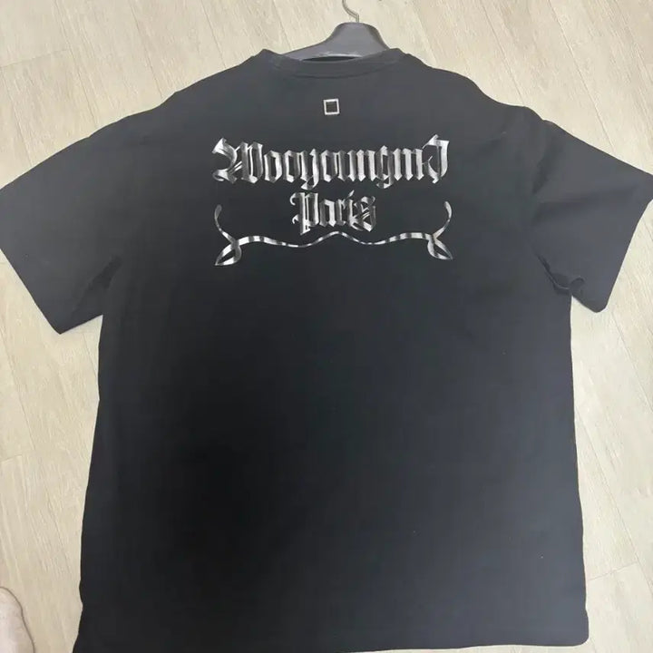 [BUNJANG] Wooyoungmi Black T-Shirt Size 48 / 우영미 블랙 반팔 48