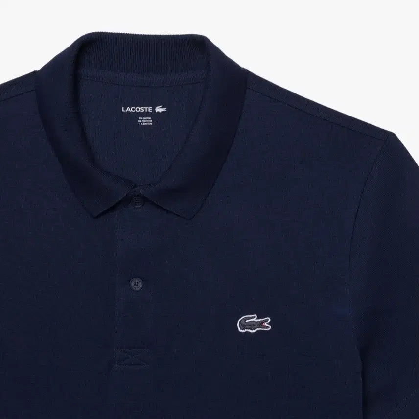 [BUNJANG] Lacoste Basic Polo Short Sleeve T-Shirt DH8342-55G Navy L Size / [미개봉] 라코스테 베이직 폴로 반팔 티셔츠 DH8342-55G