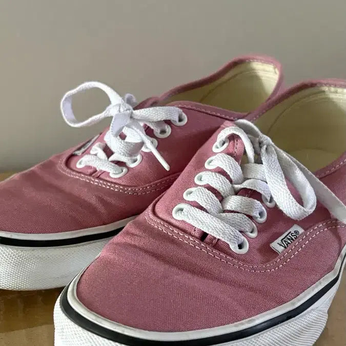 [BUNJANG] Vans Authentic Pink Shoes / 반스 어센틱 245