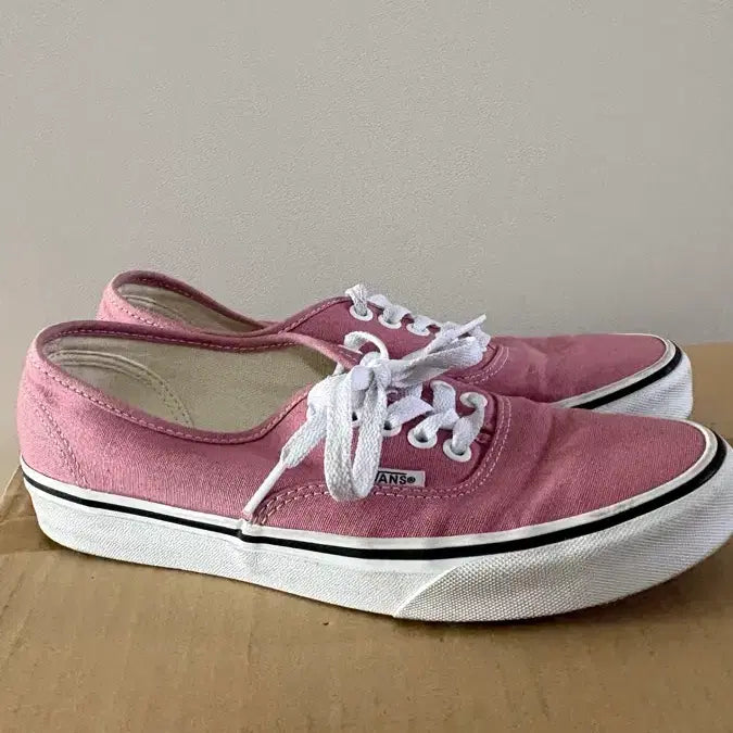 [BUNJANG] Vans Authentic Pink Shoes / 반스 어센틱 245