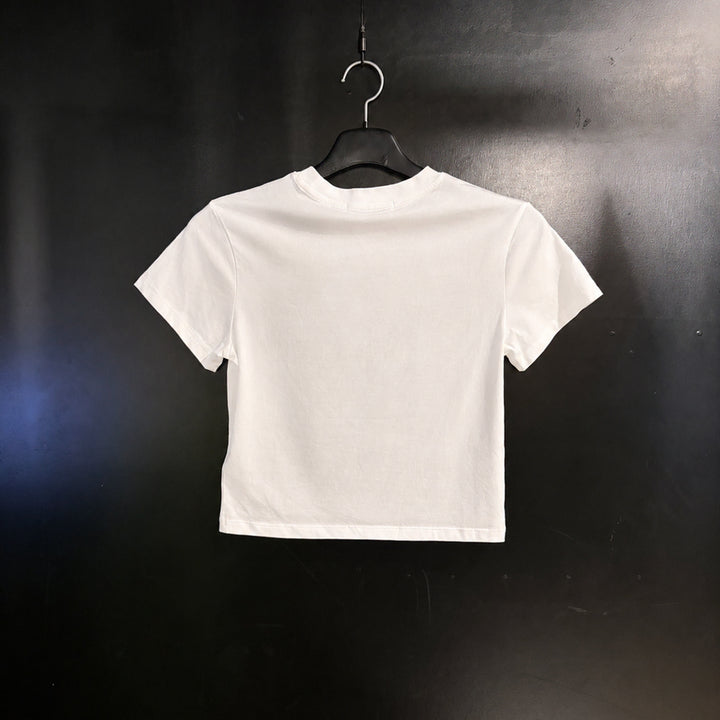 [BUNJANG] YY Crop Short Sleeve T-Shirt Size 2 / 오픈 YY 크롭 반팔