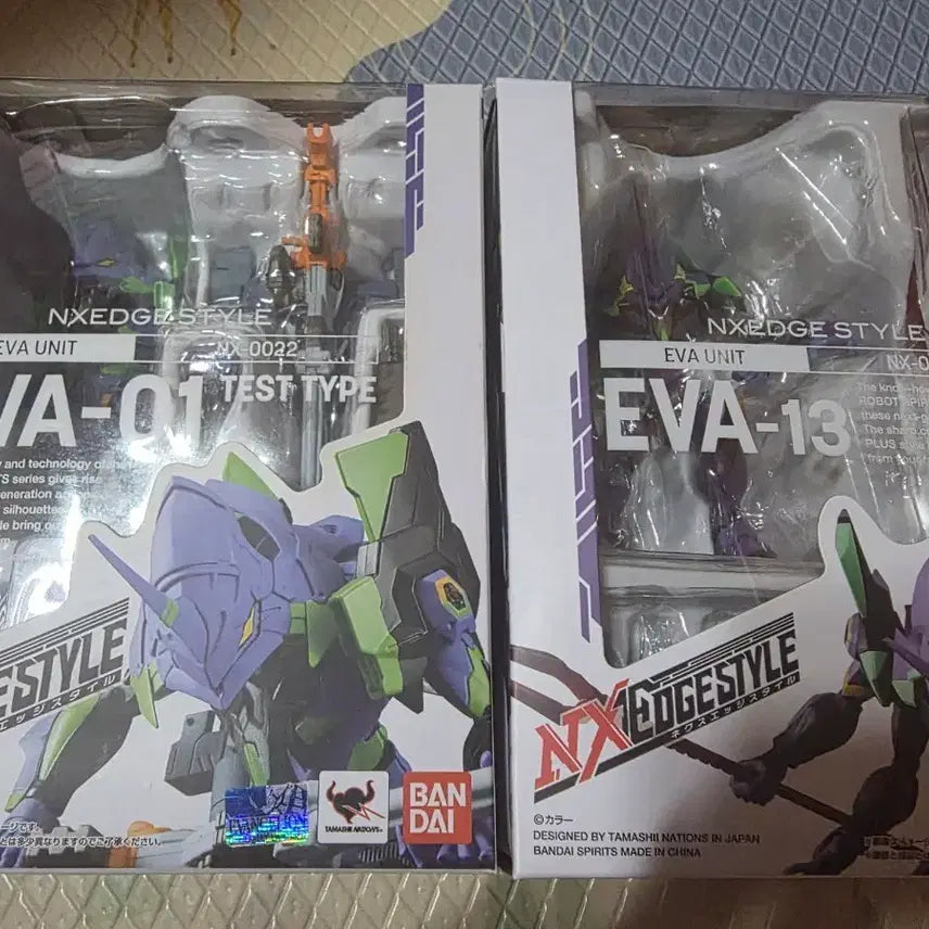[BUNJANG] Evangelion Unit-01 &amp; Unit-13 NXEDGE STYLE Figures Bundle Set / 에반게리온 13호기 초호기 엣지 2개 일괄로 팝니다.
