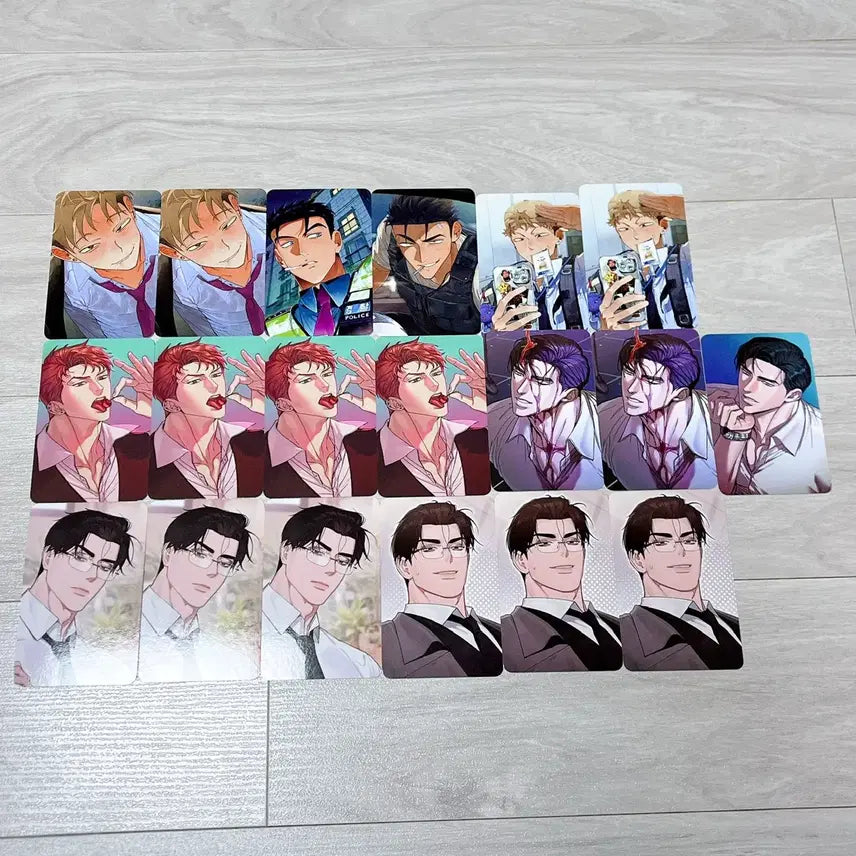 [BUNJANG] Mr. Blue Popup Set - Celadon Paper, Photocards Bundle / 미블컴퍼니 미스터블루 팝업 색지 포카 일괄 양도