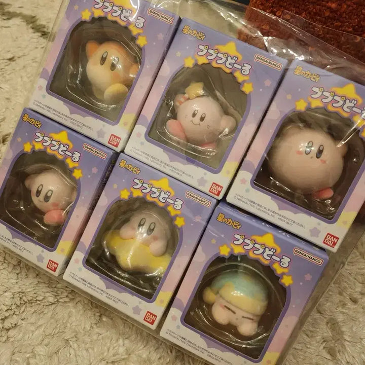 [BUNJANG] Official Kirby Pupu Puddings Fluffy Mini Figure Set / 정품 별의 커비 푸푸푸도르 플러피 미니 피규어 커비 웨이들디
