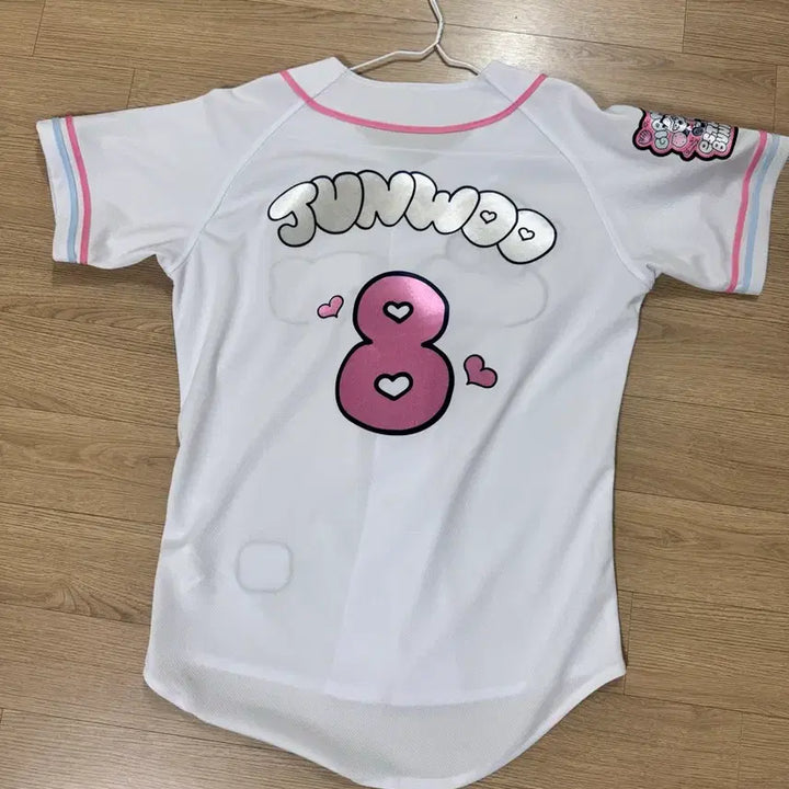 [BUNJANG] Lotte Giants Esther Bunny Baseball Jersey Size XS - Jun-Woo Jeon / 롯데자이언츠 에스더버니 유니폼 xs 85 전준우 마킹