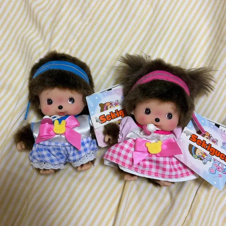 [BUNJANG] Monchhichi Idol Babychichi Limited Edition Set / 아이돌 몬치치 한정판 베비치치 여아 남아 세트 정품