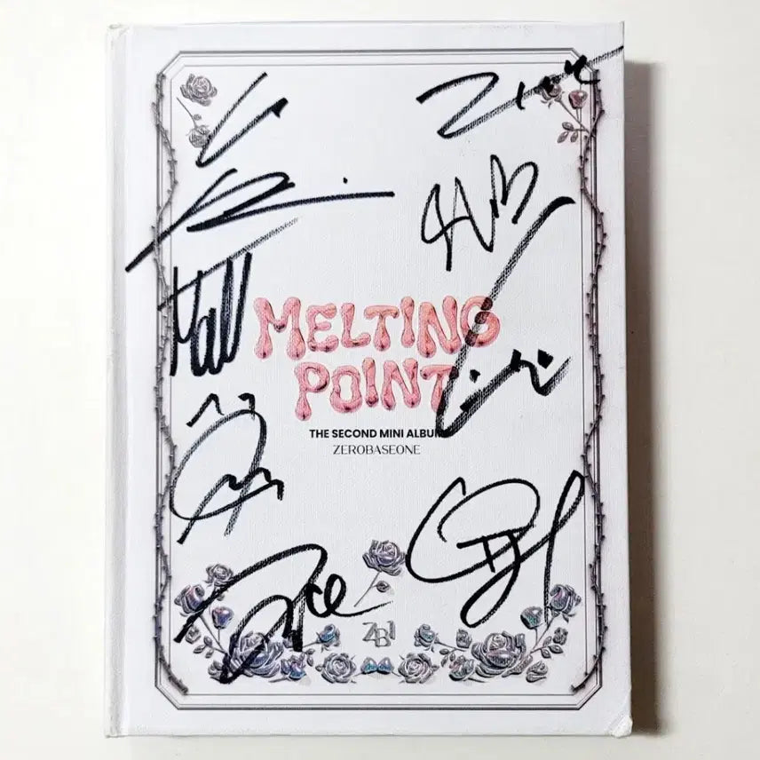 [BUNJANG] ZEROBASEONE ZB1 2nd Mini Album Melting Point White Version Signed Album / [친필싸인반]비매홍보반/제로베이스원 2nd미니앨범/화이트버전