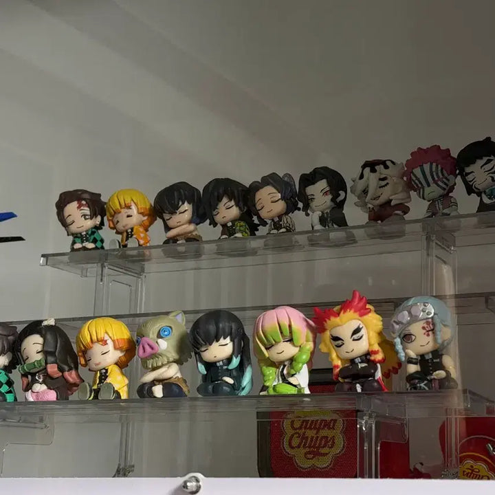 [BUNJANG] Demon Slayer Shoulder Sit Gacha Figures Full Set (Parts 1-4) / 귀멸의칼날 어깨쿵 가챠 1~4탄 17종 피규어 풀세트