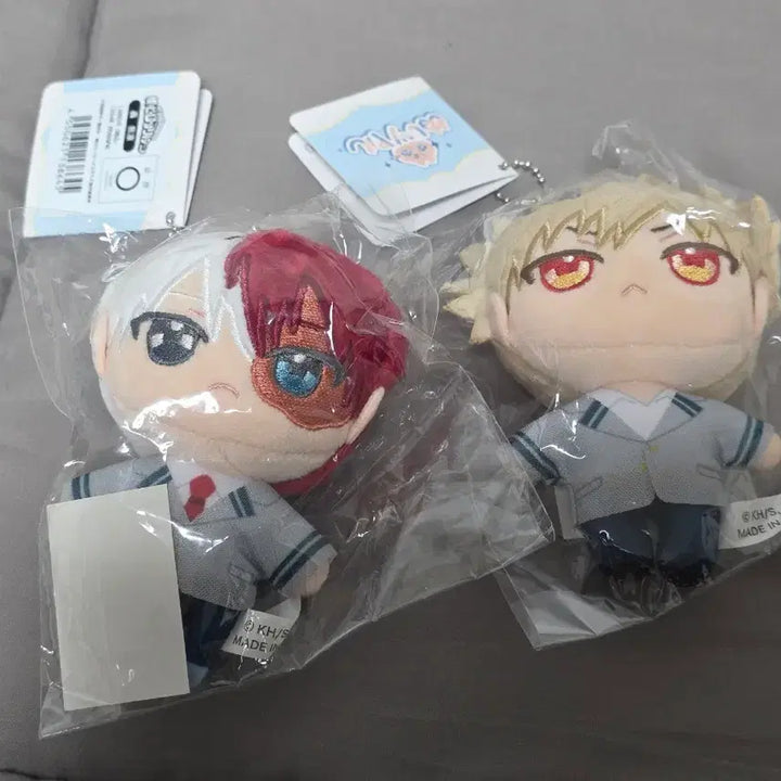 [BUNJANG] My Hero Academia Todoroki Shoto, Bakugo Katsuki Plush Doll Bundle Set (Sealed) / [미개봉] 히로아카 토도로키 쇼토, 바쿠고 카츠키 펄누이 일괄