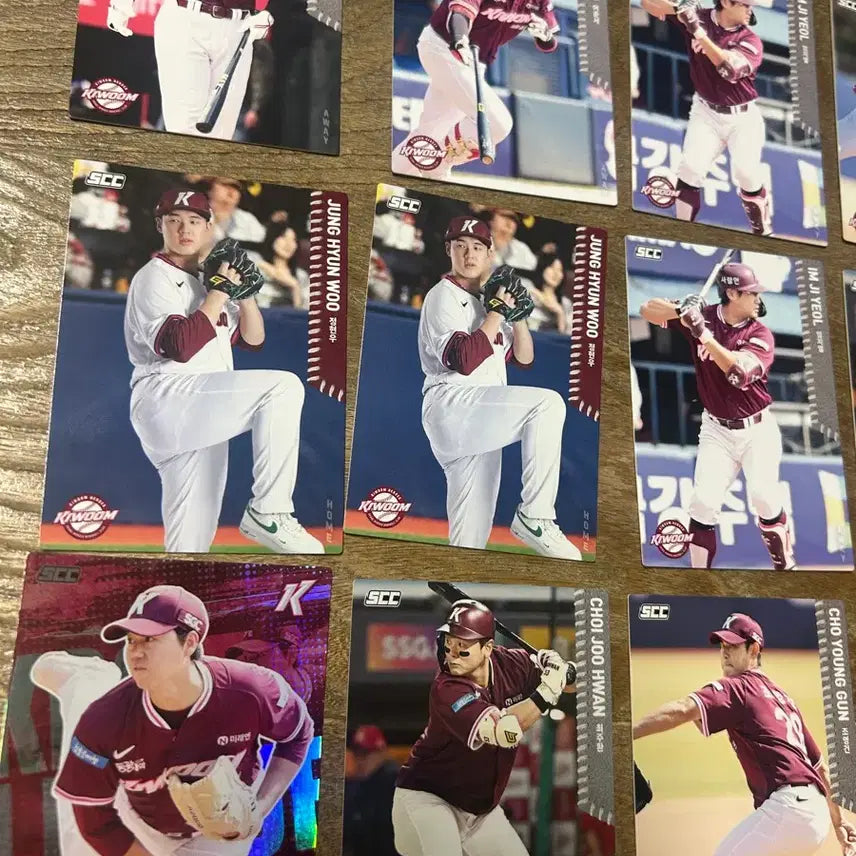 [BUNJANG] Kiwoom Heroes KBO Baseball Card Bundle Set / KBO 키움 히어로즈 야구 카드 일괄판매