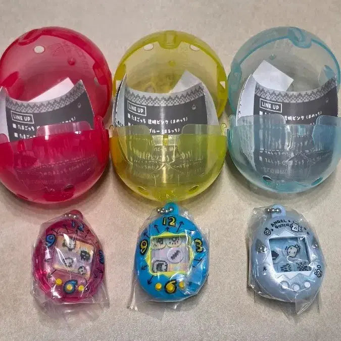 [BUNJANG] Tamagotchi Shakashaka Gacha Keychain Bundle (Includes Pearl Blue) / 다마고치 샤카샤카 가챠 키링 (펄블루 포함 일괄)