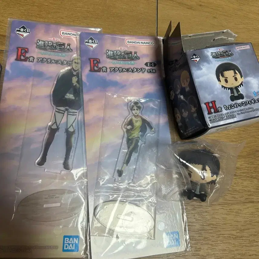 [SOLD OUT] 제일복권 진격의 거인 초코노코 및 하위상 일괄