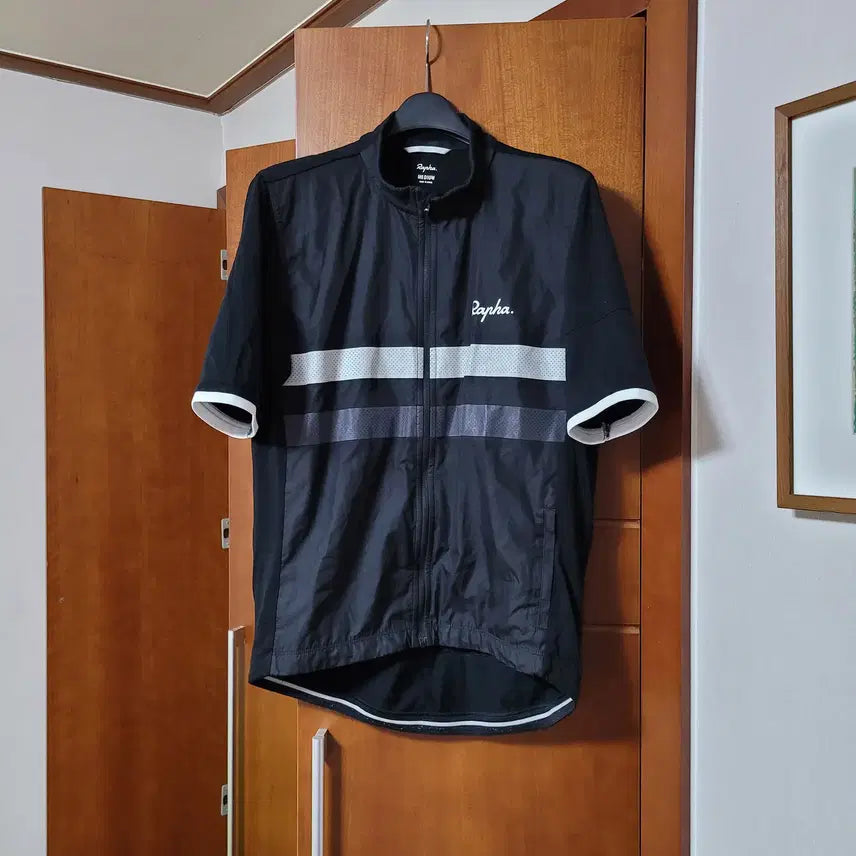 [BUNJANG] Rapha Windblock Brevet Jersey (Black, Navy) / 라파 윈드블럭 브레베 져지 (블랙, 네이비)