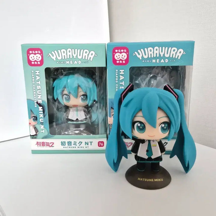 [BUNJANG] Hatsune Miku Yura Yura Head Figure Bundle Set / 일괄) 하츠네 미쿠 유라유라 헤드 피규어 nt