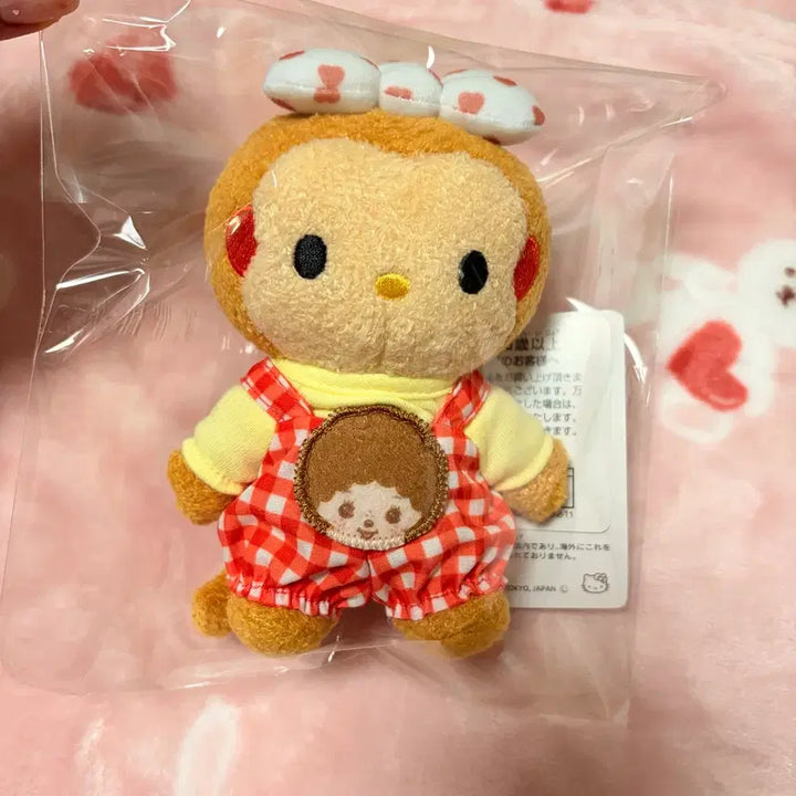 [BUNJANG] Monchhichi Kitty Collaboration Plush / (새상품, 정품) 몬치치 키티 콜라보