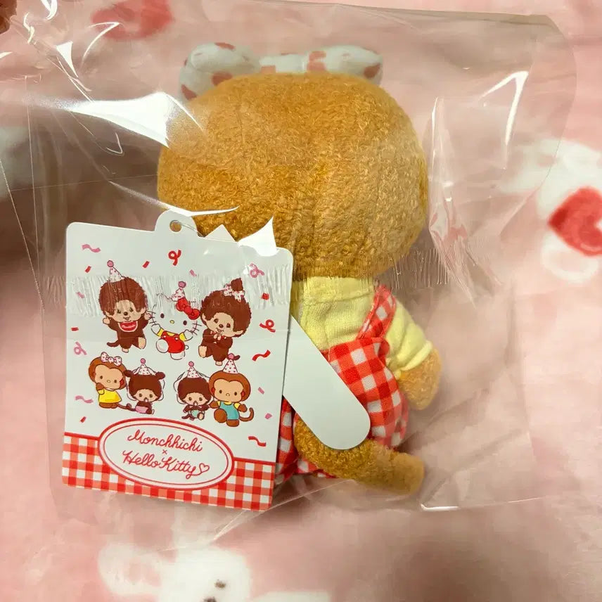 [BUNJANG] Monchhichi Kitty Collaboration Plush / (새상품, 정품) 몬치치 키티 콜라보