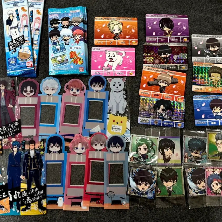 [BUNJANG] Gintama Bookmark Carddas Wafer Seal Bundle Set / 은혼 북마크 카드다스 웨하스씰 일괄