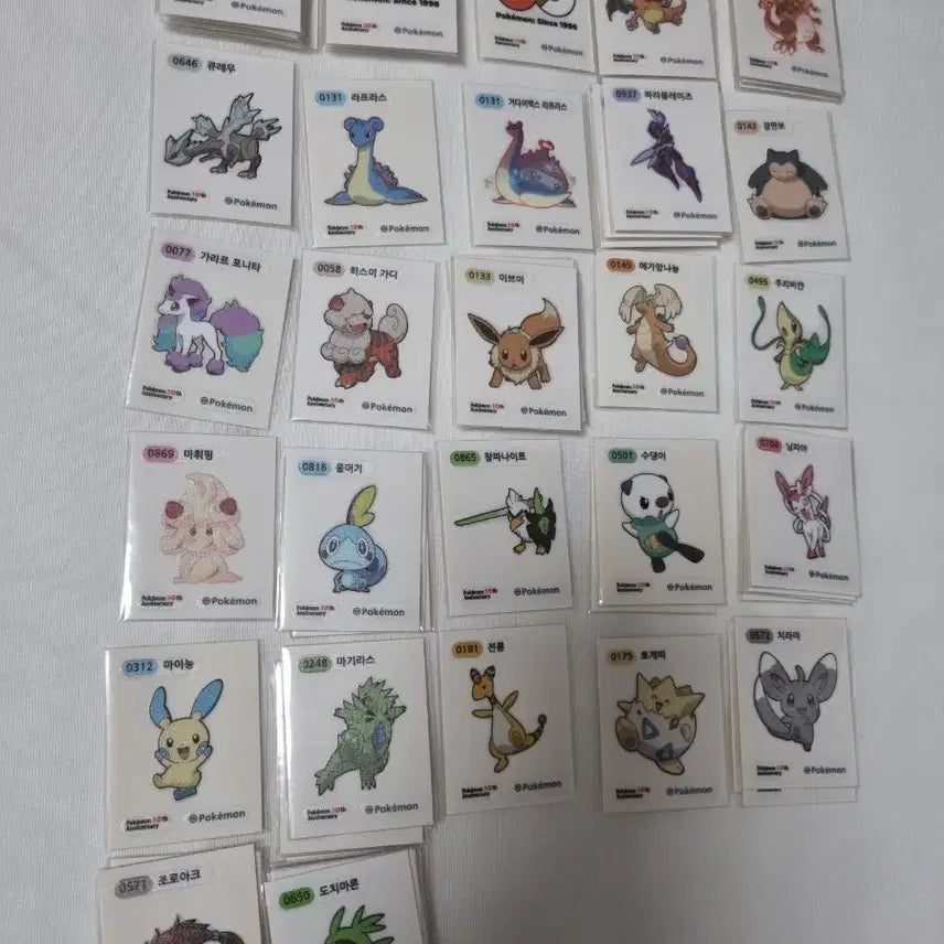 [BUNJANG] Pokemon Season 5 Sticker Set / 포켓몬 시즌5 띠부씰 교환 또는 판매
