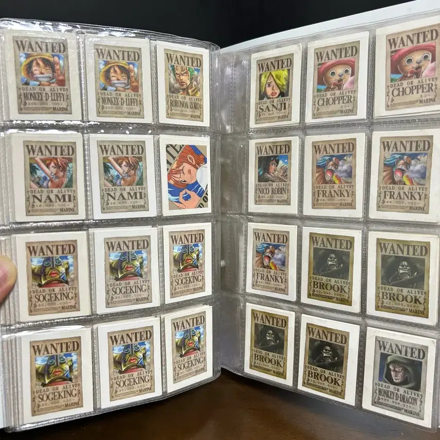 [BUNJANG] Shani One Piece Wanted Poster Sticker Set (23 pcs) / 샤니 원피스 수배서 띠부씰 23장