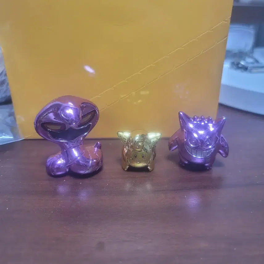 [BUNJANG] Vintage Pokemon Figures Set (Clefairy, Gengar, Arbok) - Discontinued Metallic Edition / 포켓몬 피규어 고전 단종품