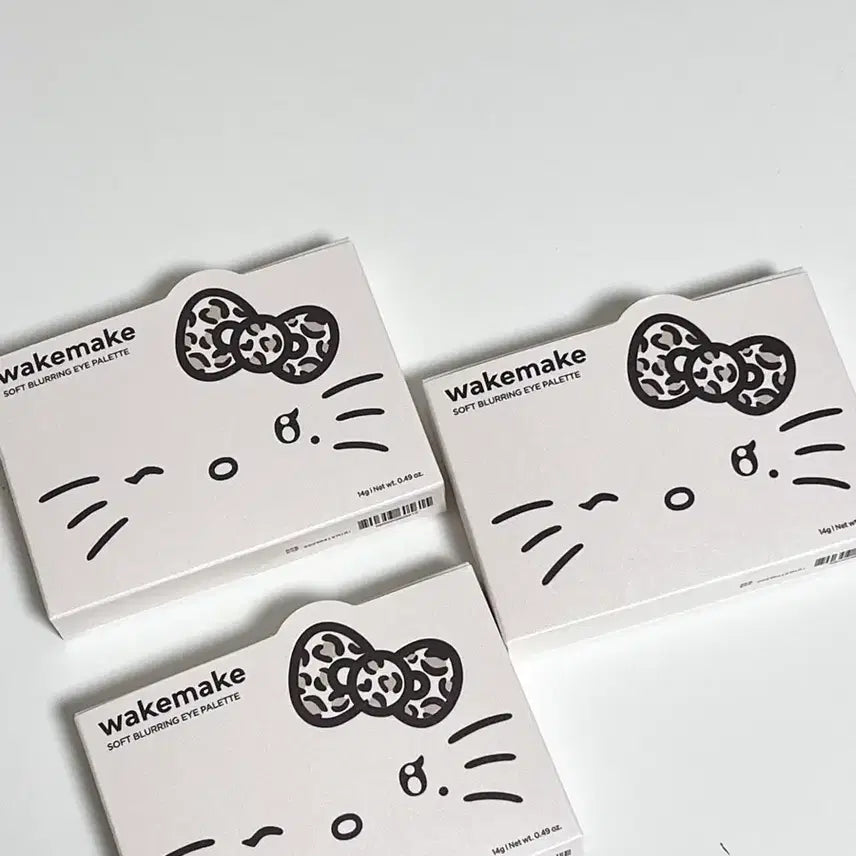[BUNJANG] WakeMake Garu Kitty Palette Classic Nude Blurring (Sealed) / (미개봉) 웨이크메이크 갸루키티 팔레트 클래식누드블러링