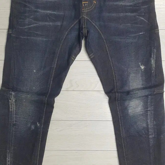 [BUNJANG] DSQUARED2 Embroidered Biker Denim Jeans 31" Italian Edition / [정품] 디스퀘어드2(사방스판) 자수진데님 31인치(No.380)S급!