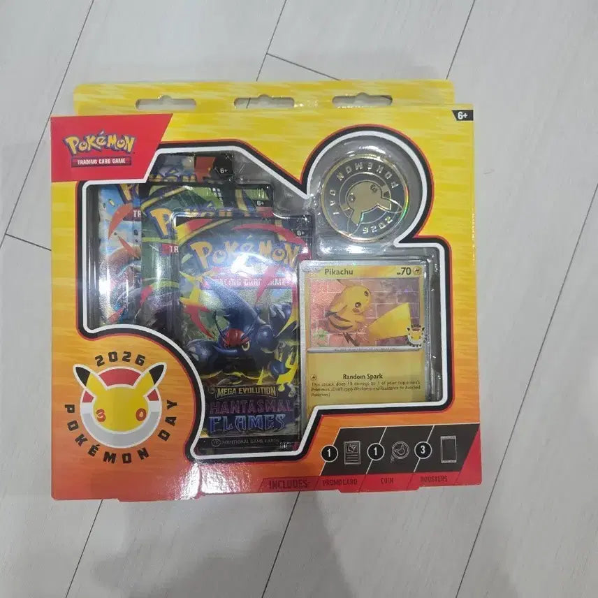 [BUNJANG] Pokemon 2026 Pokemon Day Promo Card Pack Coin Booster Deck / 포켓몬 2026 포켓몬 데이 프로모 카드 팩 코인 부스터 덱