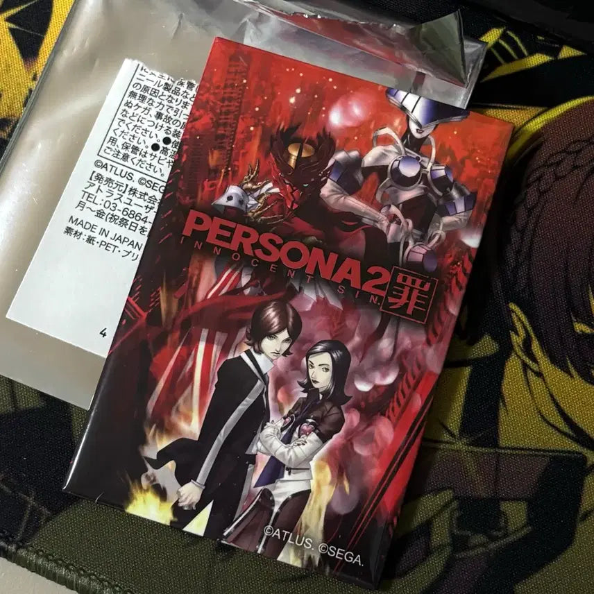 [BUNJANG] Persona 2: Innocent Sin 30th Anniversary Can Badge / 여신전생 페르소나2죄 캔뱃지