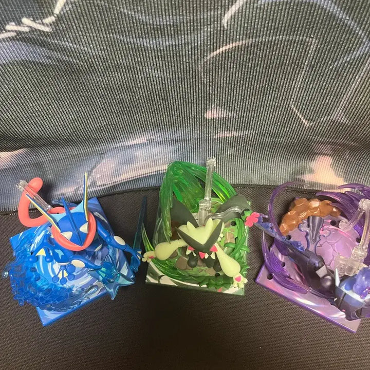 [BUNJANG] Pokemon Blocky Figures (Greninja, Meowscarada, Arcanine) Bundle Set (Unsealed) / (개봉,박스x)포켓몬 블로키 피규어(개굴닌자,마스카나,파라블레이즈)일괄