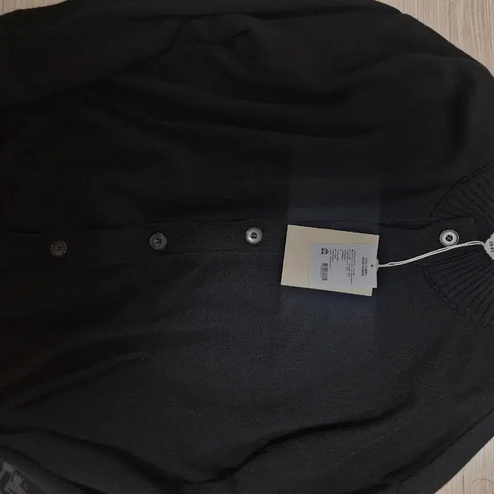 [BUNJANG] Polytheru Button-Up Cardigan Black Size 4 / 새상품) 폴리테루 버튼업 가디건 블랙 4사이즈