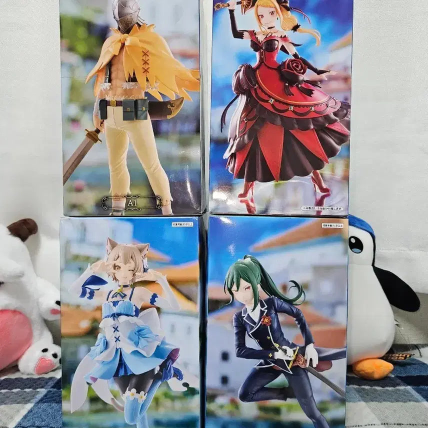 [BUNJANG] Re:Zero Starting Life in Another World 4-Figure Set (Sealed) / 미개봉 리제로 피규어 4종 세트 Re: 제로에서 시작하는 이세계 생활