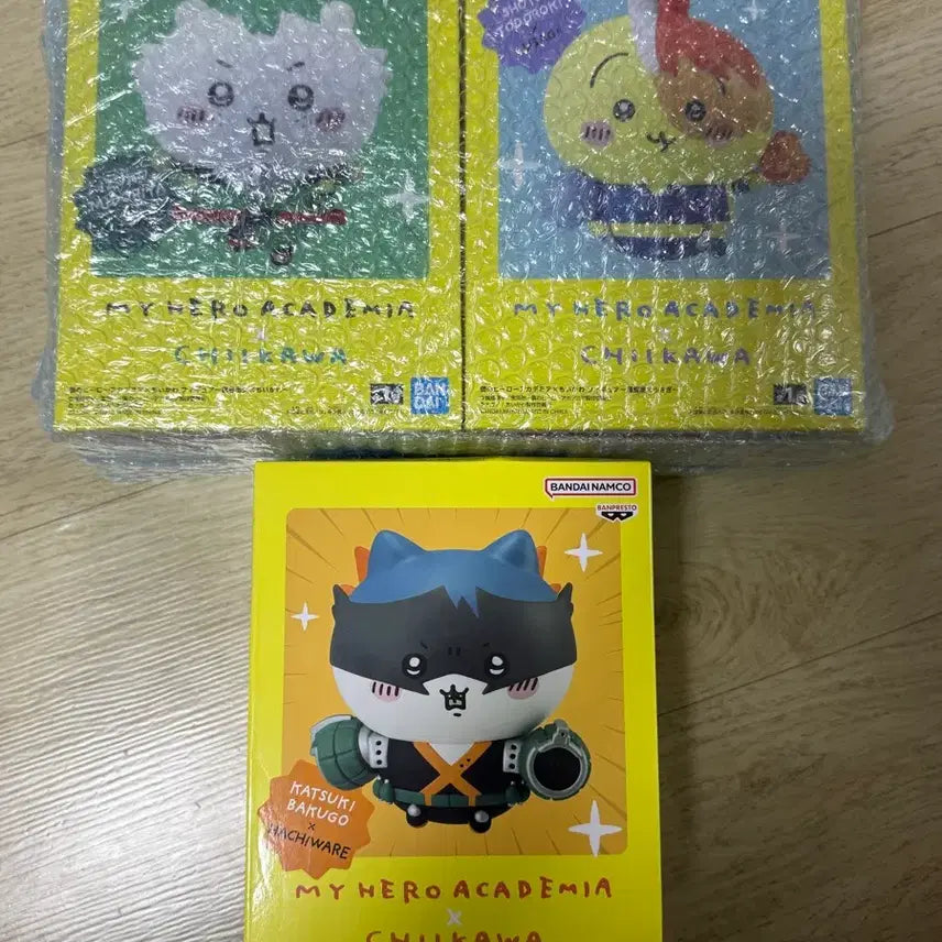 [BUNJANG] My Hero Academia Cheeikawa Bakugo, Midoriya, Todoroki 3-Piece Sealed Set / (미개봉) 나히아 히로아카 치이카와 바쿠고 미도리야 쇼토 3종 세트