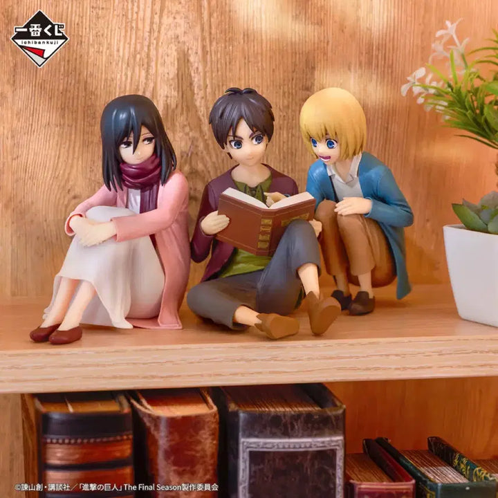 [BUNJANG] Ichiban Kuji Attack on Titan The Final Season Eren, Mikasa, Armin Childhood Figure / 이치방쿠지 진격의거인 땅울림 A상 엘렌 미카사 아르민 어린시절 벽바깥의