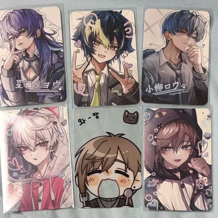 [BUNJANG] NIJISANJI Mecha Tsue Kuranowa &amp; Waang Photocard Bundle Set / 니지산지 메챠츠에 쿠로노와 포카 와앙포카 일괄
