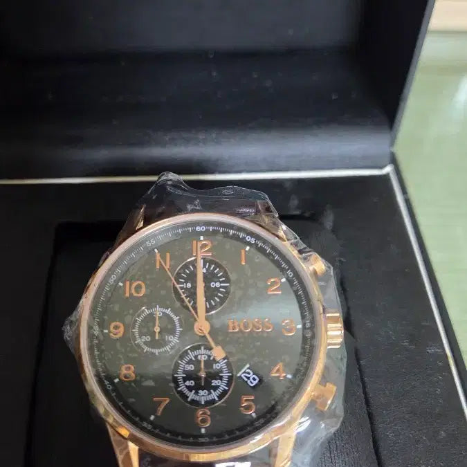 [BUNJANG] Hugo Boss Navigator Chronograph Leather Men&