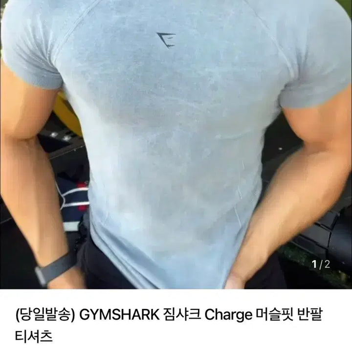 [BUNJANG] Gymshark Charge T-Shirt Size M / 짐샤크 charge 티셔츠 사이즈m gymshark