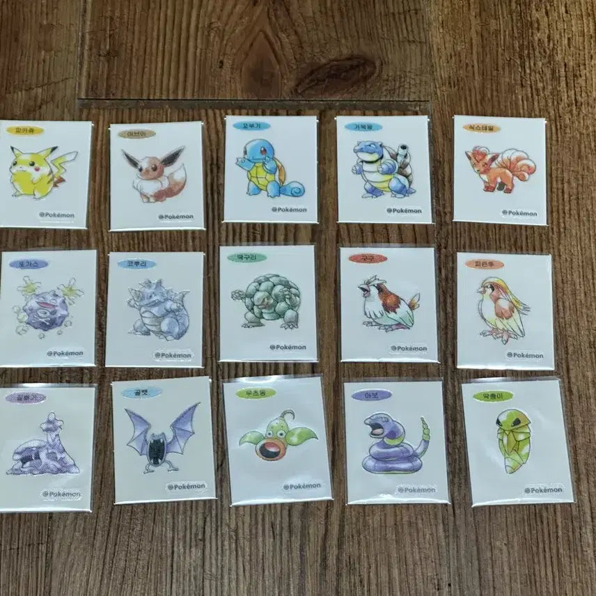 [SOLD OUT] (반택포) 포켓몬스터 30주년 아트워크 띠부씰 스티커 판매합니다:)