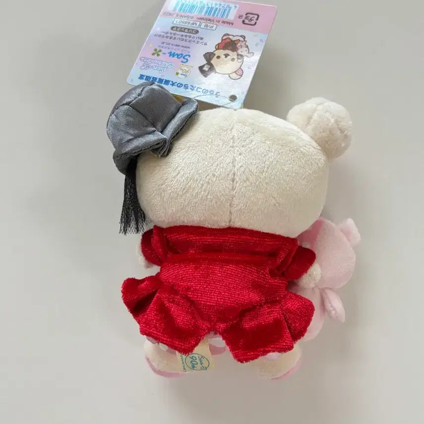 [BUNJANG] San-X 90th Anniversary Exhibition Rilakkuma Mascot Keychain / 산엑스 90주년 전시회 시리즈 코리락쿠마 마스코트 키링