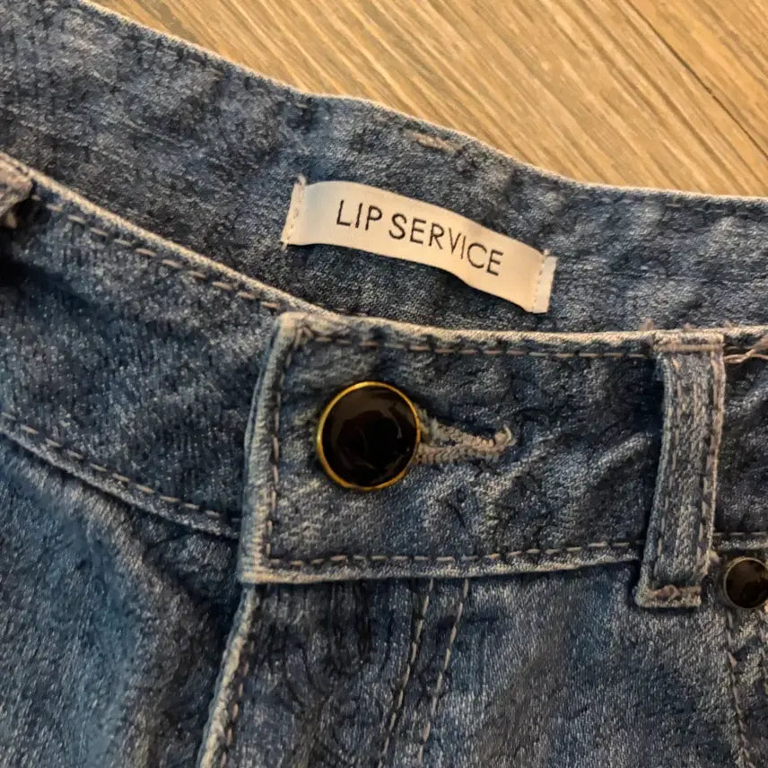 [BUNJANG] Lipservice Denim Hotpants / 립서비스 데님 핫팬츠 숏팬츠 숏츠 반바지 갸루 오네갸루