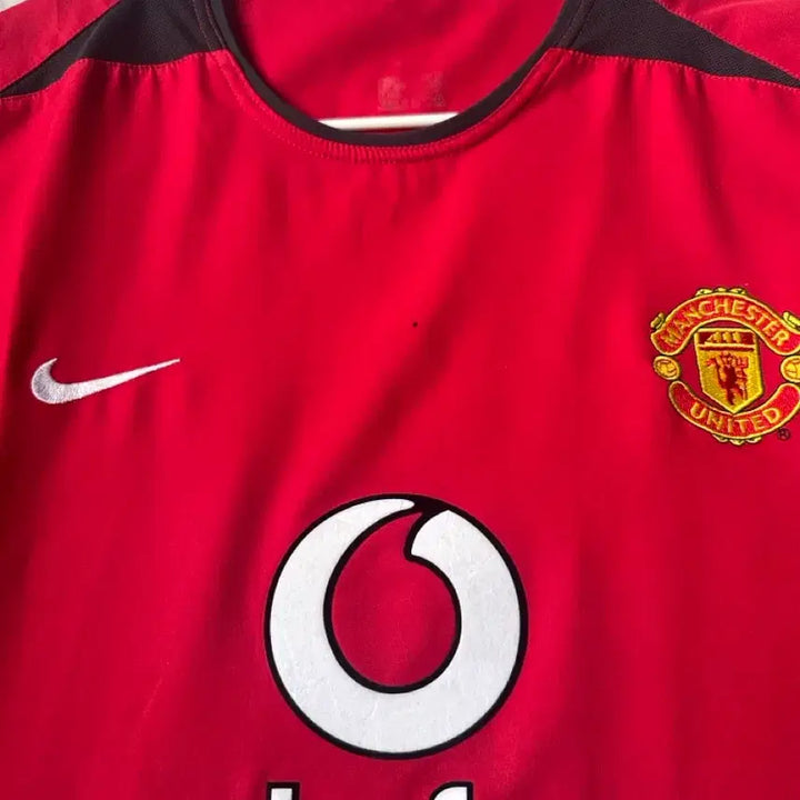 [BUNJANG] Nike Manchester United 02-04 Home Jersey (L) No Name / 정품 나이키 맨체스터 유나이티드 02-04 해외L 노마킹 유니폼