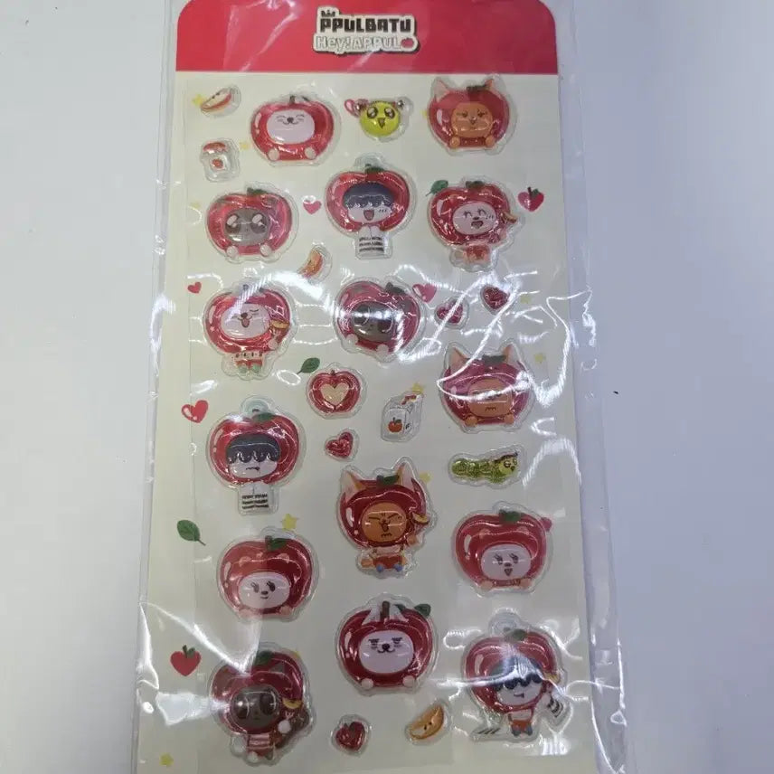 [BUNJANG] TXT Apple Batou 3D Sticker / 현물)애뿔바투3d스티커 사과뿔바투 투바투 txt 투모로우바이투게더