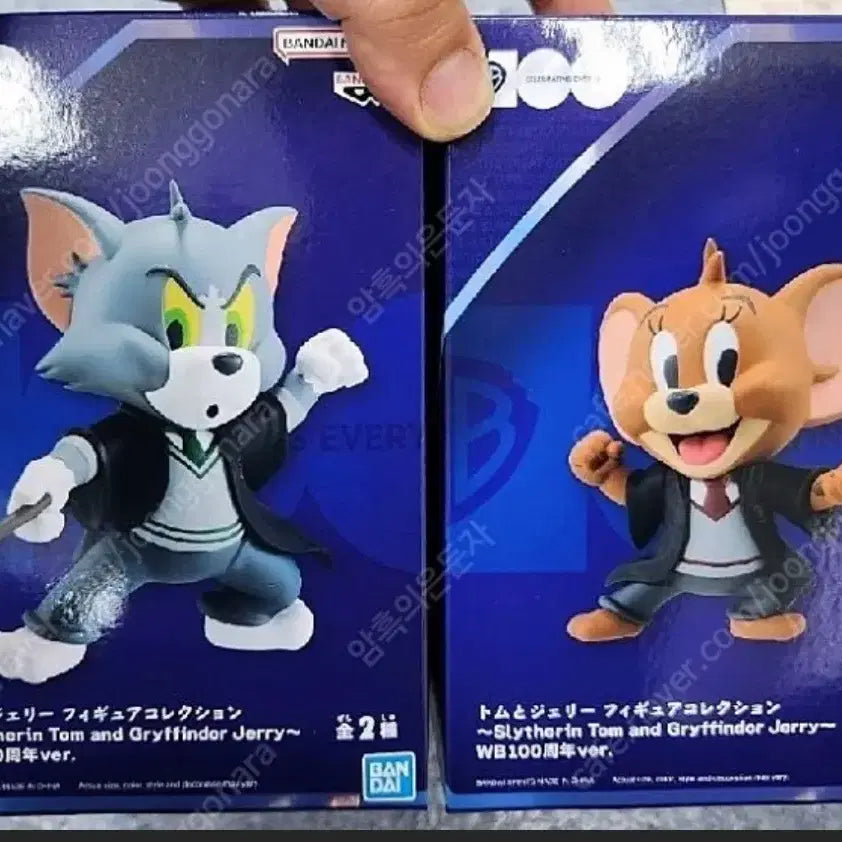 [BUNJANG] Tom and Jerry Warner Bros. 100th Anniversary Harry Potter Collaboration Figure 2-Set / 톰과제리 워너브라더스 100주년 해리포터 피규어 2종세트