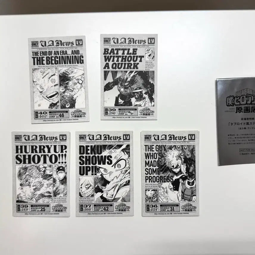 [SOLD OUT] 나히아 히로아카 원화전 특전 5종 세트